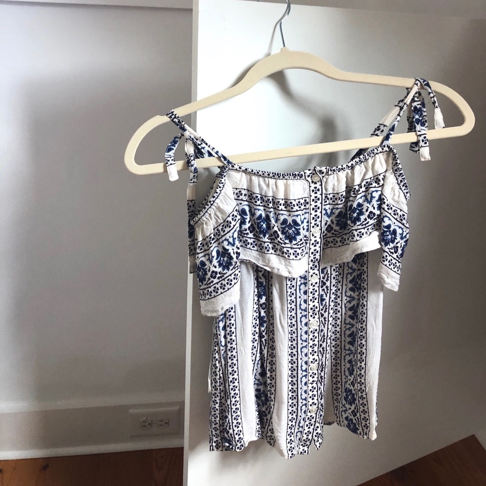 Off-the-Shoulder Spaghetti Strap Top